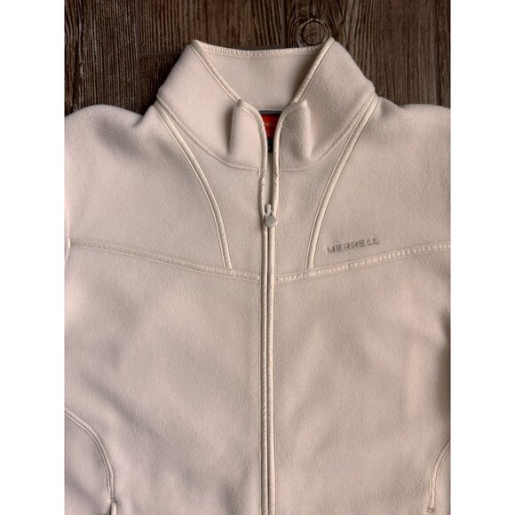 2/$18 SALE! Merrell Fleece Jacket Womens L Aeroblock Full Zip Jacket Hiking - Picture 4 of 8